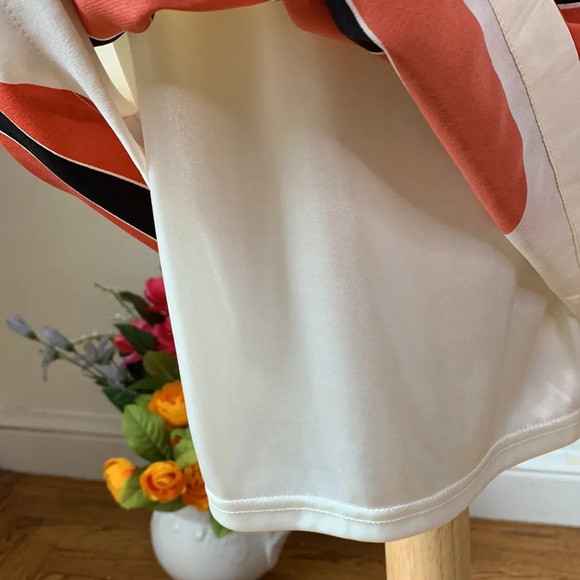 SUE WONG Retro 60s 70s Silk Dress Mod Hippie Cocktail Party, Size 12 - Picture 10 of 13